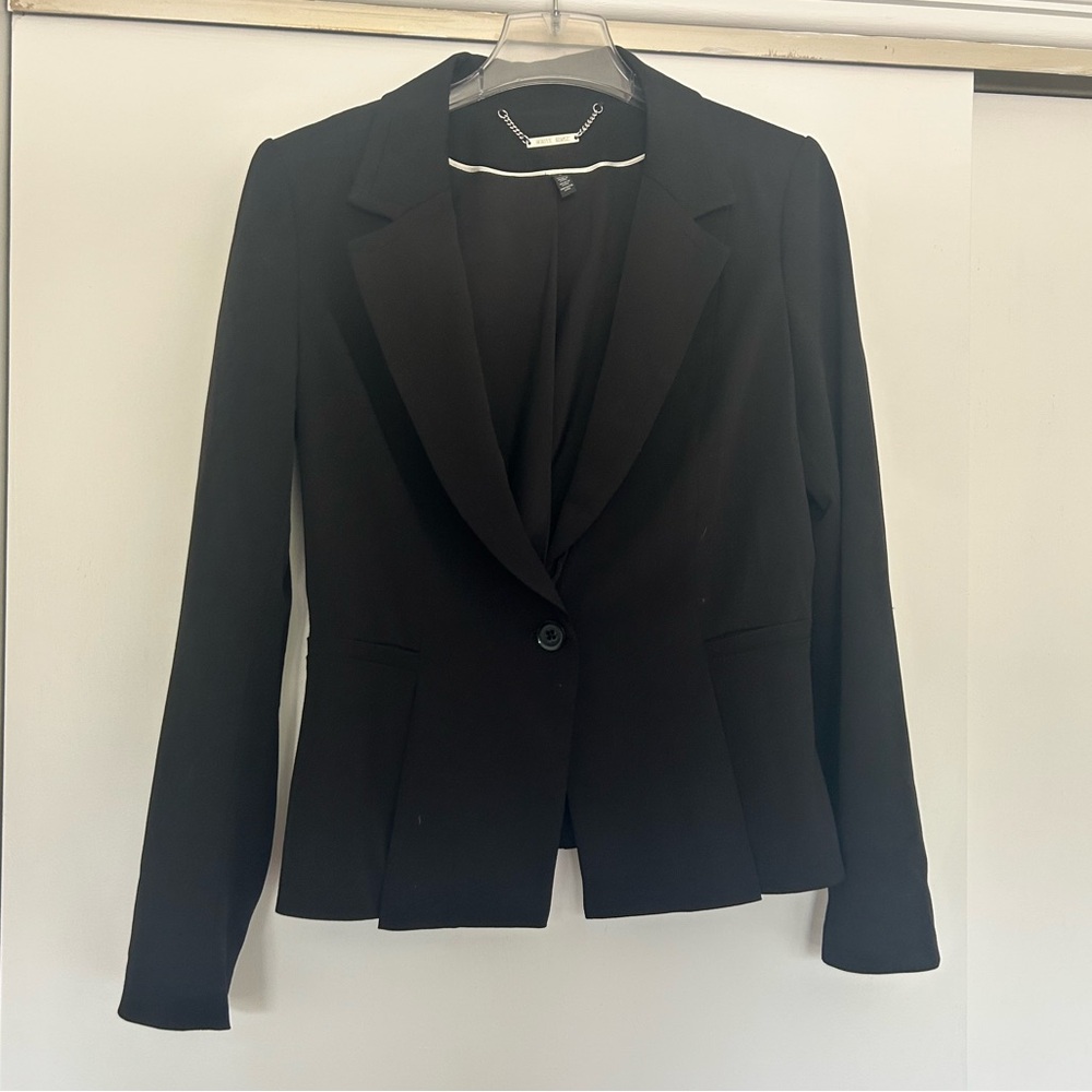 White House Black Market Black Tailored Blazer